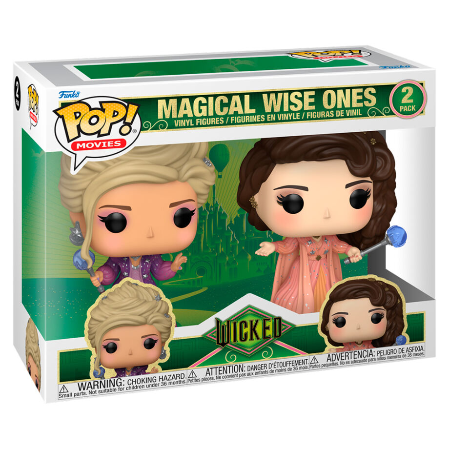 Imagen 1 - Blister 2 Figuras Pop The Wicked Magical Wise Ones