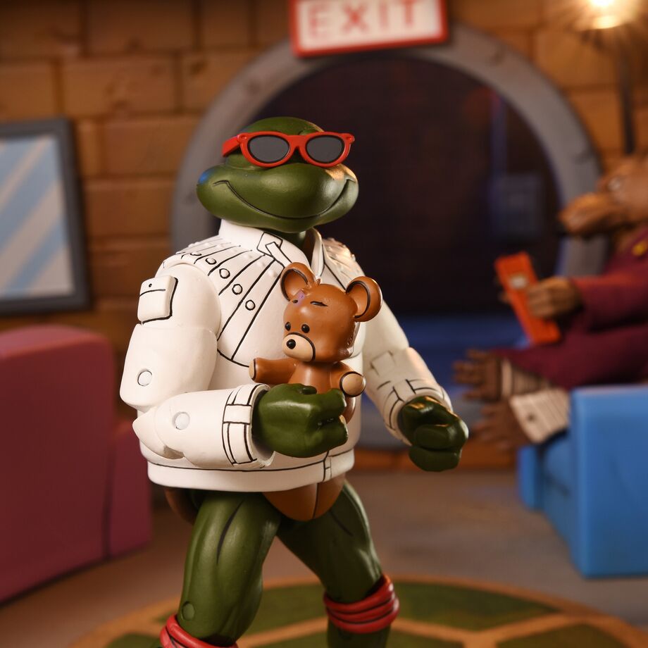 Imagen 7 - Set 2 Figuras Punk Leonardo And Punk Raphael Teenage Mutant Tortugas Ninja 18Cm