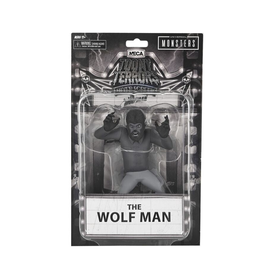 Imagen 1 - Figura The Wolf Man Black & White Toony Terrors Universal Monsters 15Cm