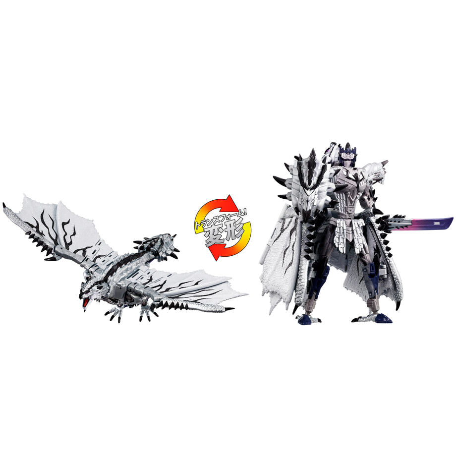 Imagen 2 - Figura Silver Rathalos Prime Monster Hunter Transformers 13Cm