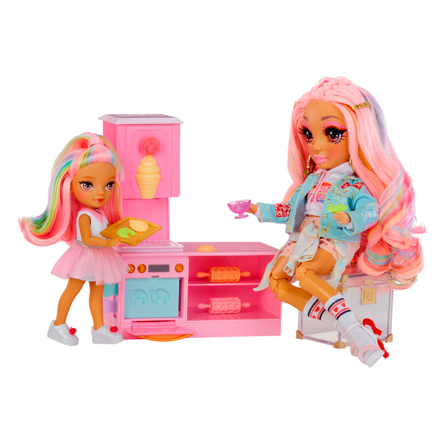 Imagen 7 - Playset + Muñeca Little Dessert Shop With Kandy Rainbow High