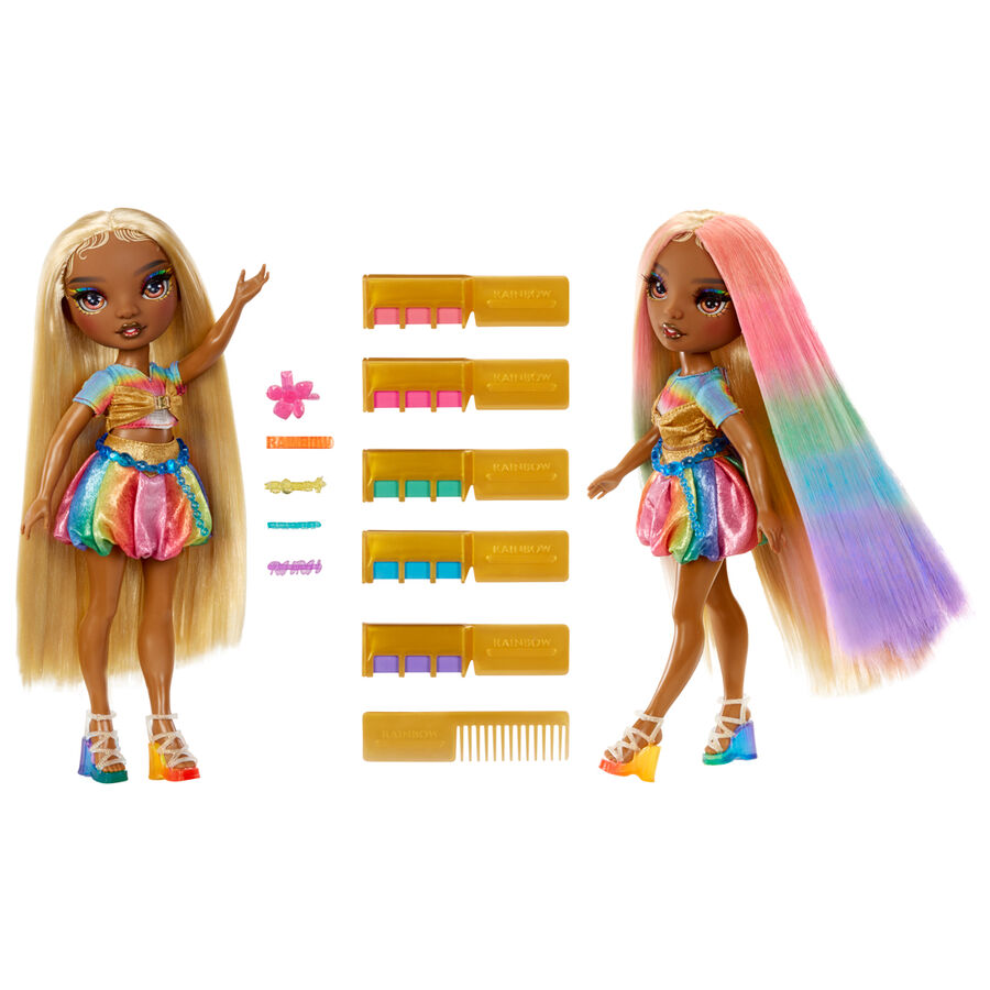 Imagen 4 - Muñeca Meline Hair Chalk & Style Rainbow High