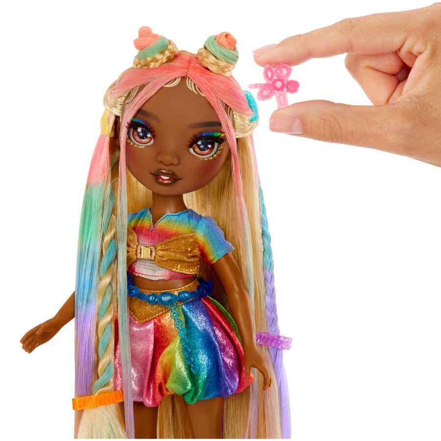 Imagen 10 - Muñeca Meline Hair Chalk & Style Rainbow High