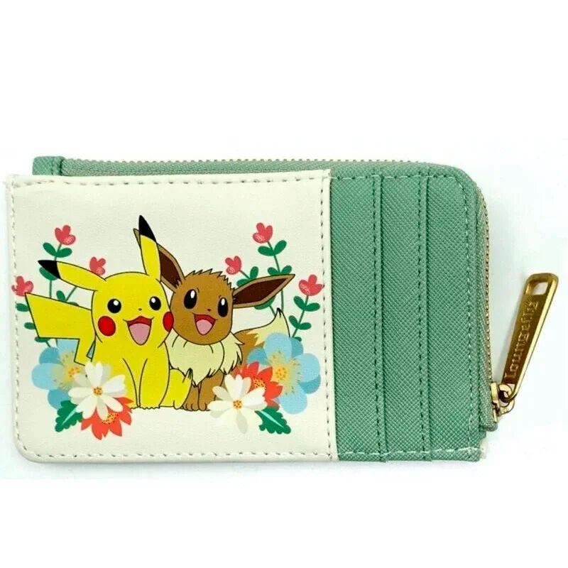 Imagen de Tarjetero Pikachu & Eevee Floral Loungefly parte de nuestra colección en Espadas y más, sitio oficial.