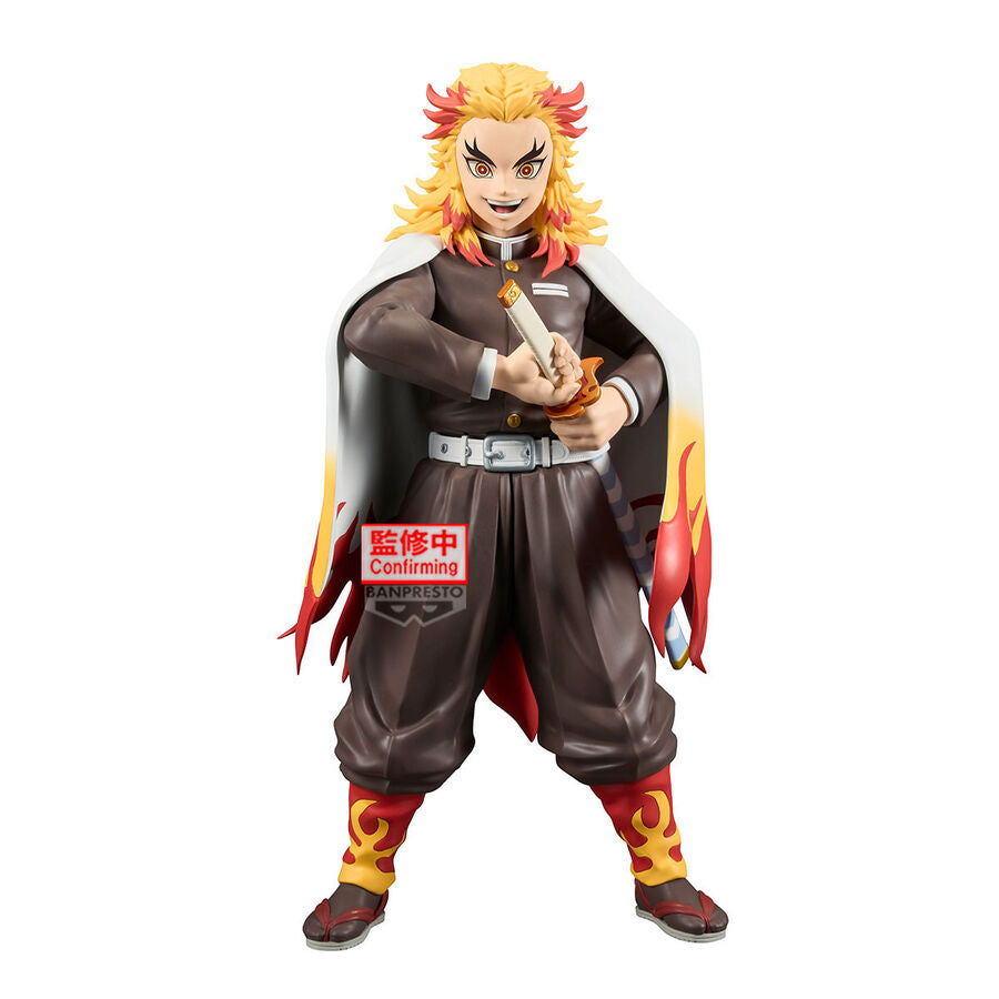 Imagen 1 - Figura Kyojuro Rengoku Grandista Demon Slayer Kimetsu No Yaiba 24Cm
