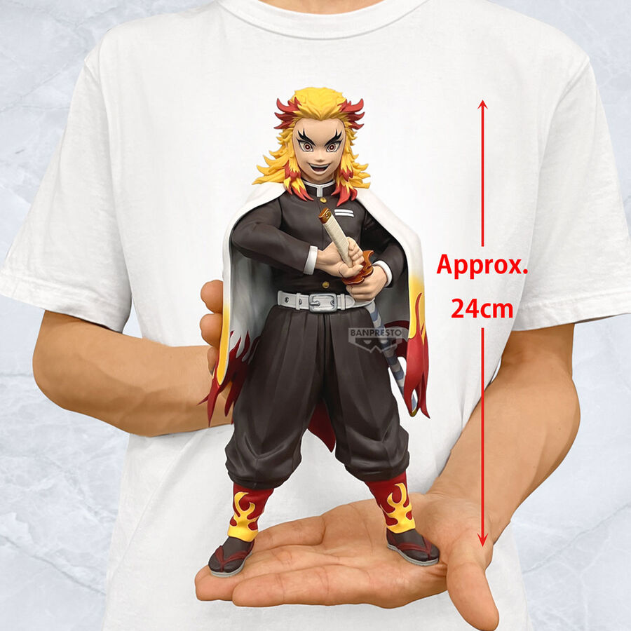 Imagen 4 - Figura Kyojuro Rengoku Grandista Demon Slayer Kimetsu No Yaiba 24Cm