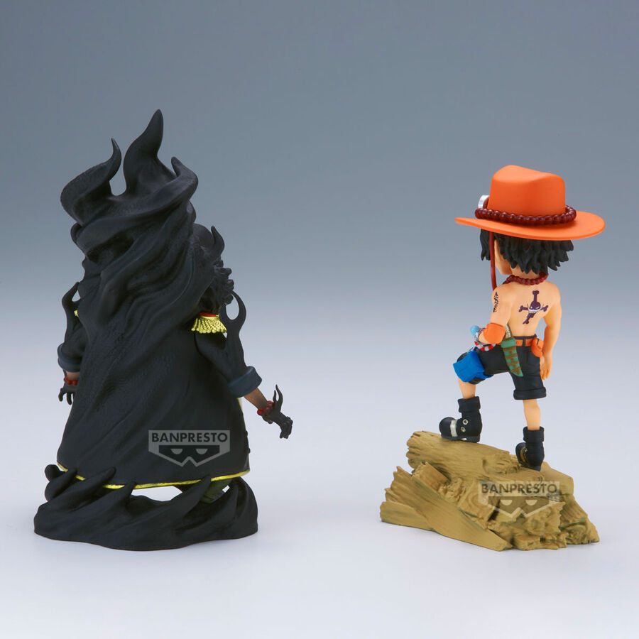 Imagen 5 - Figura Portgas D.ace Vs Marshall.d.teach Log Stories One Piece 8Cm