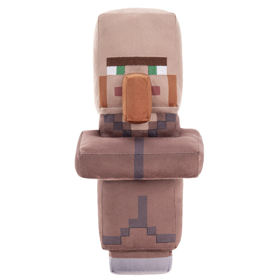 Imagen de Peluche Aldeano Minecraft 30Cm parte de nuestra colección en Espadas y más, sitio oficial.