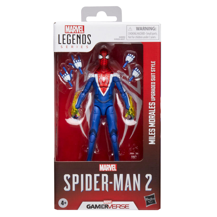Imagen 1 - Figura Miles Morales Upgraded Suit Style Spider-man 2 Marvel Legends 15Cm