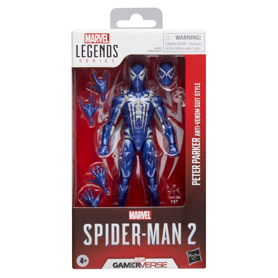 Imagen 1 - Figura Peter Parker Anti-venom Suit Style Spider-man 2 Marvel Legends 15Cm