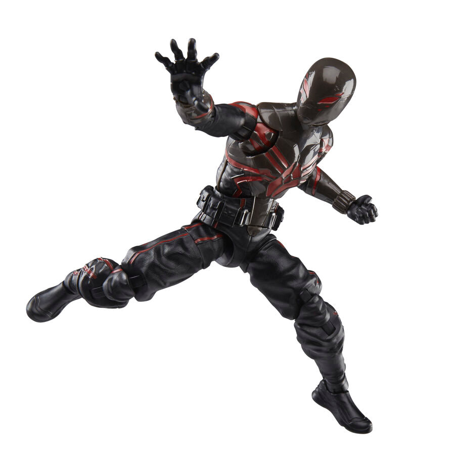 Imagen 7 - Figura Miles Morales Brooklyn 2099 Suit Spider-man 2 Marvel Legends 15Cm