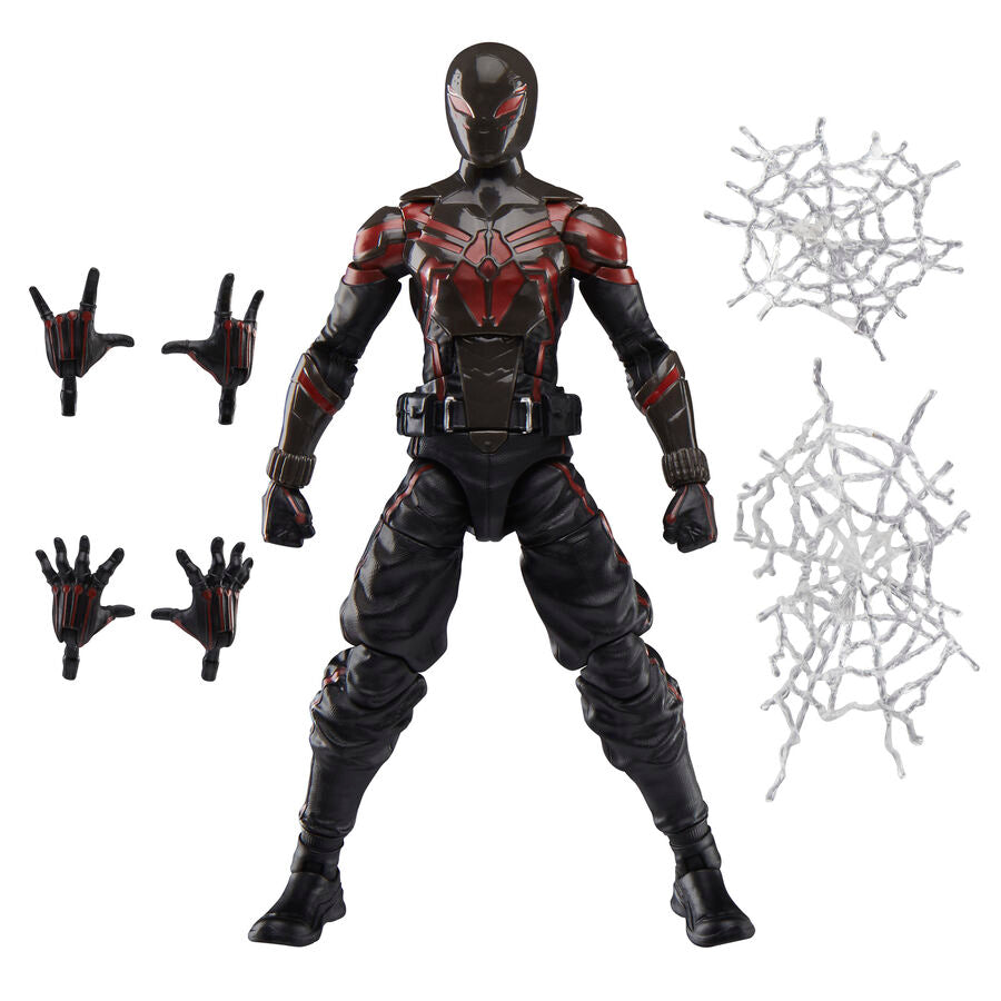 Imagen 2 - Figura Miles Morales Brooklyn 2099 Suit Spider-man 2 Marvel Legends 15Cm