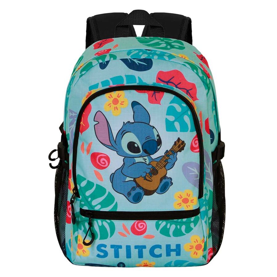 Imagen 1 - Mochila Guitar Stitch Disney 44Cm Adaptable