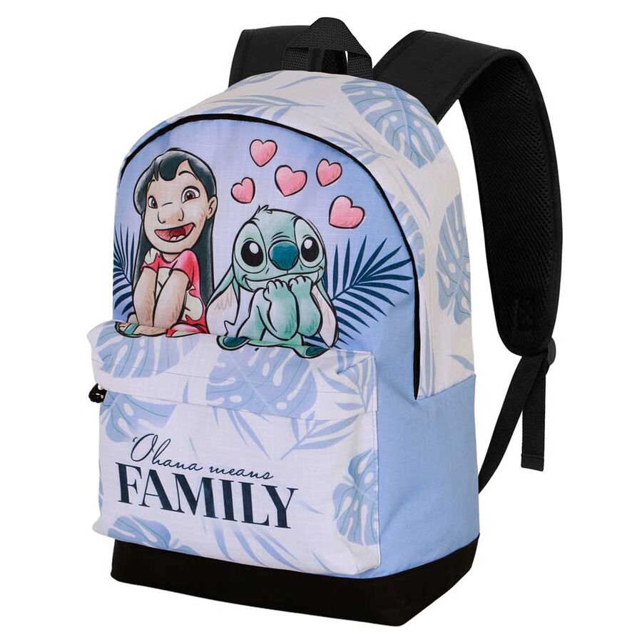 Imagen 2 - Mochila Couple Stitch Disney 44Cm Adaptable