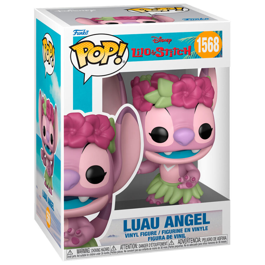 Imagen 1 - Figura Pop Disney Lilo & Stitch Luau Angel