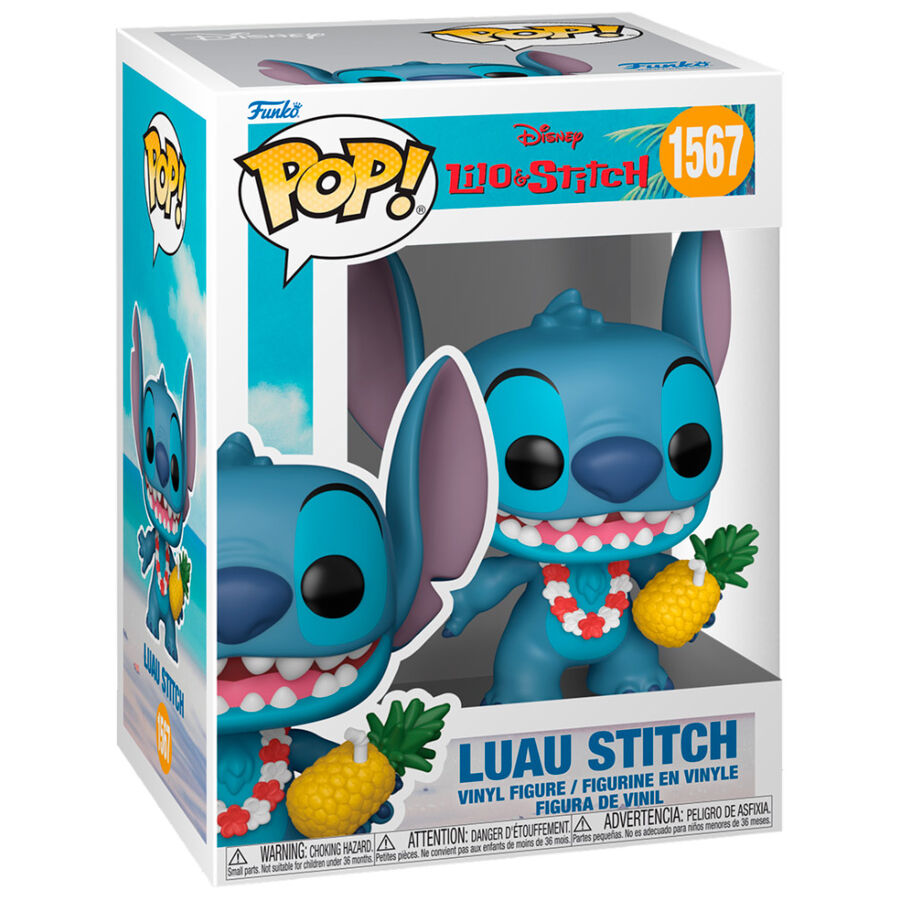 Imagen 2 - Figura Pop Disney Lilo & Stitch Luau Stitch