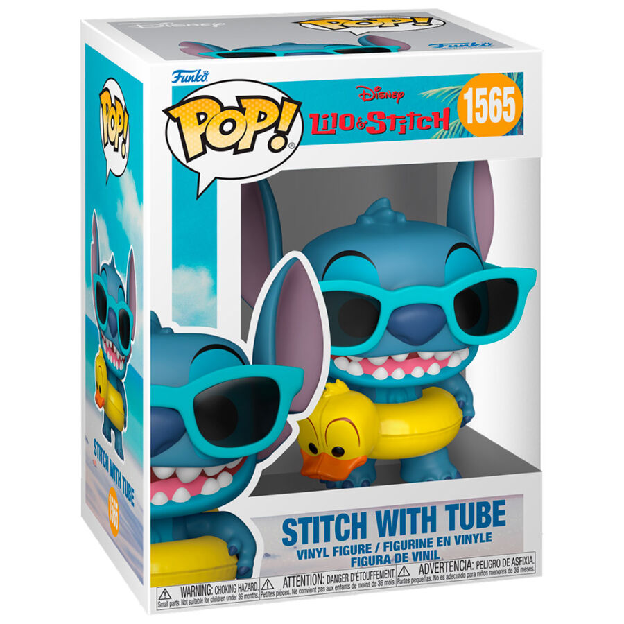 Imagen 1 - Figura Pop Disney Lilo & Stitch - Stitch With Tuber