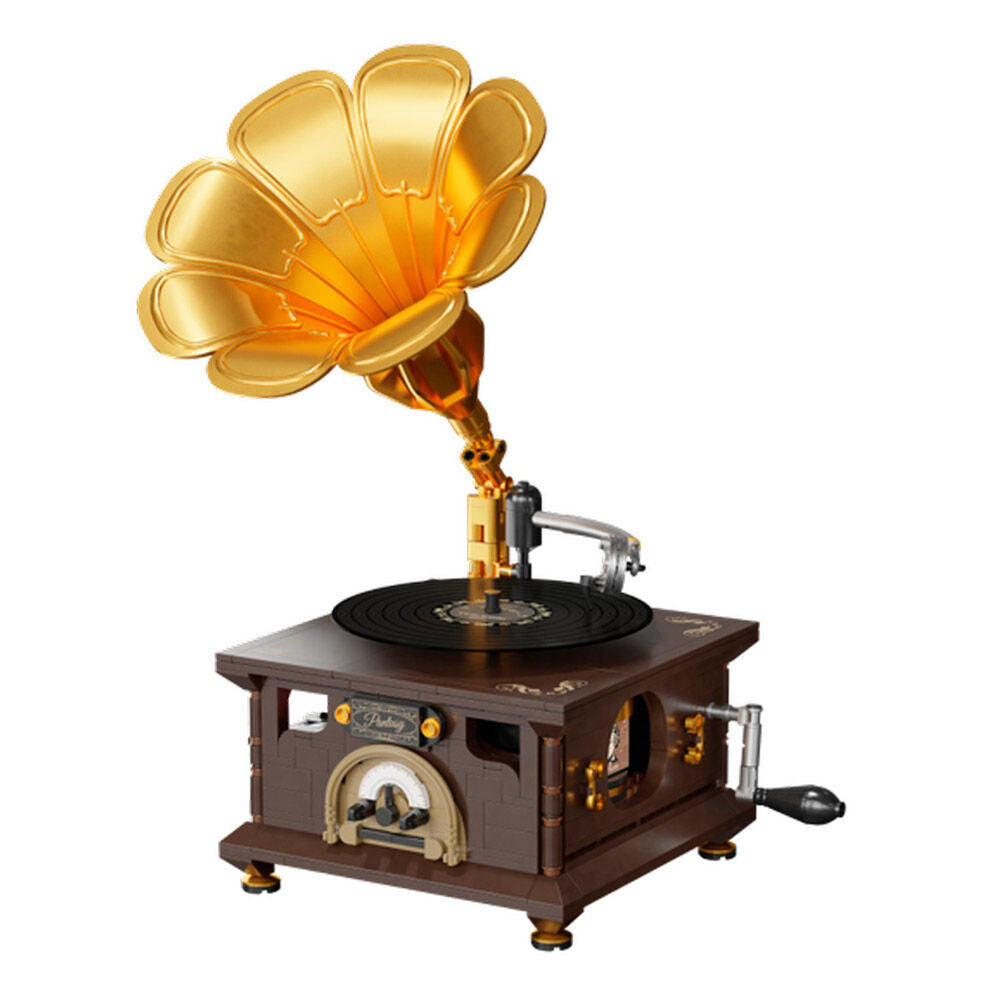 Imagen 2 - Kit Construccion Retro Phonograph Joyside 646Pzs