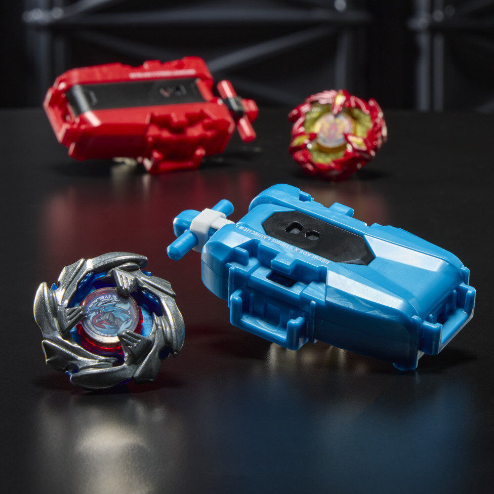 Imagen 6 - Set Premium Lanzador Con Cuerda Y Top Cobalt Dragoon 2-60C Beyblade X