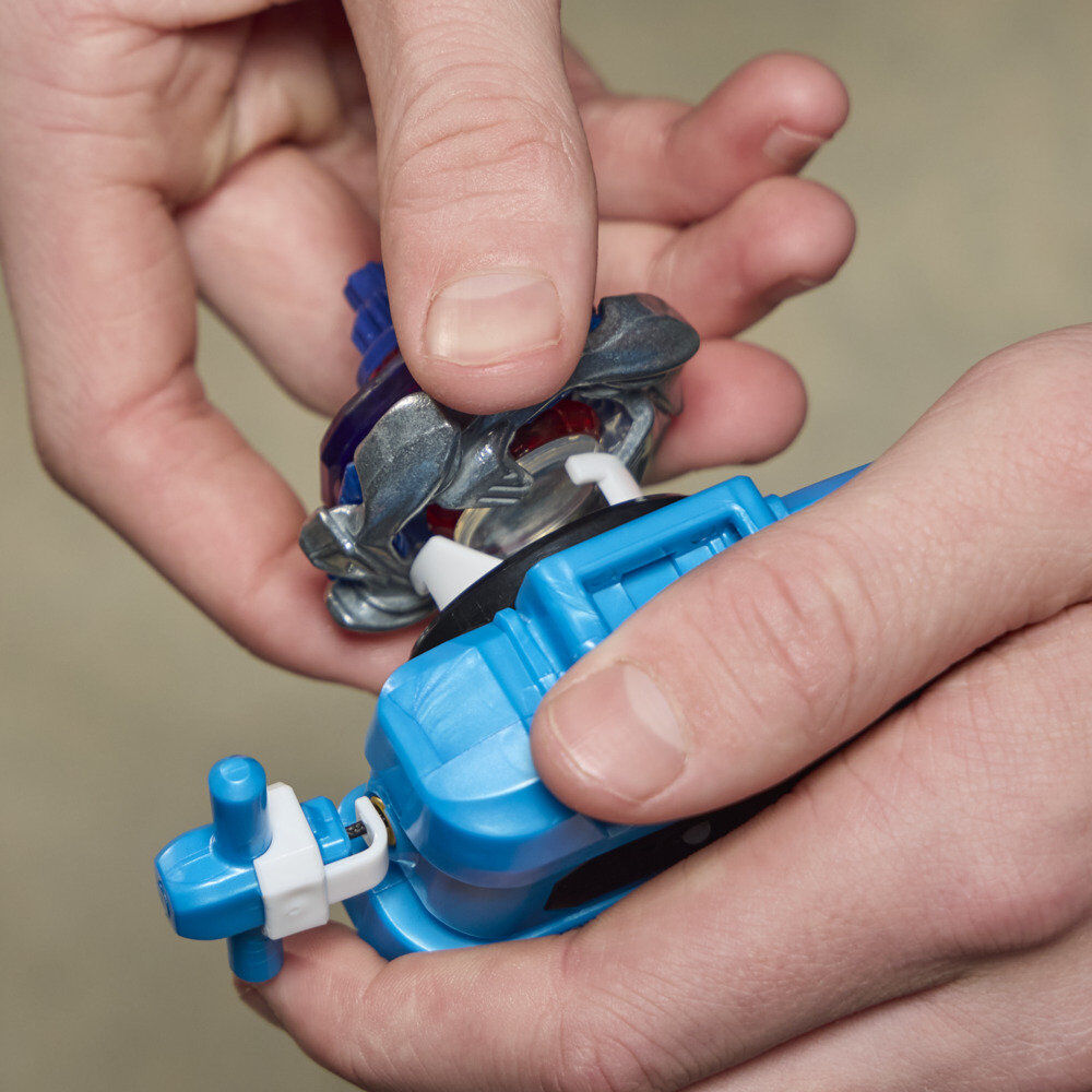 Imagen 7 - Set Premium Lanzador Con Cuerda Y Top Cobalt Dragoon 2-60C Beyblade X