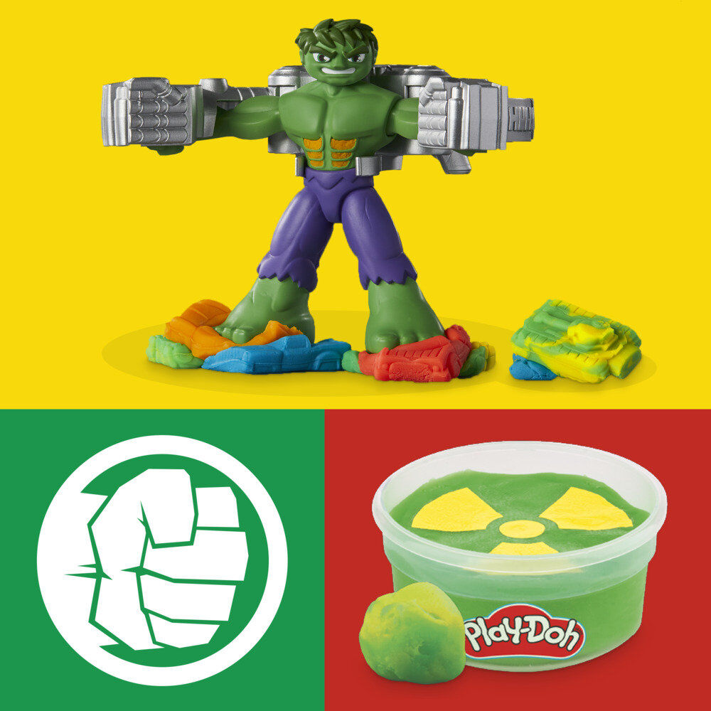 Imagen 7 - Aplasta Y Moldea Hulk Marvel Play-doh