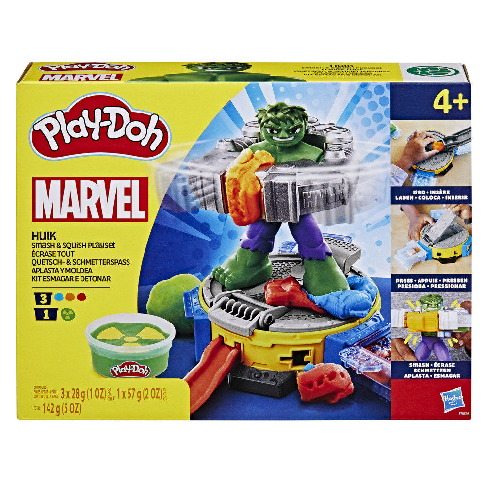 Imagen 10 - Aplasta Y Moldea Hulk Marvel Play-doh