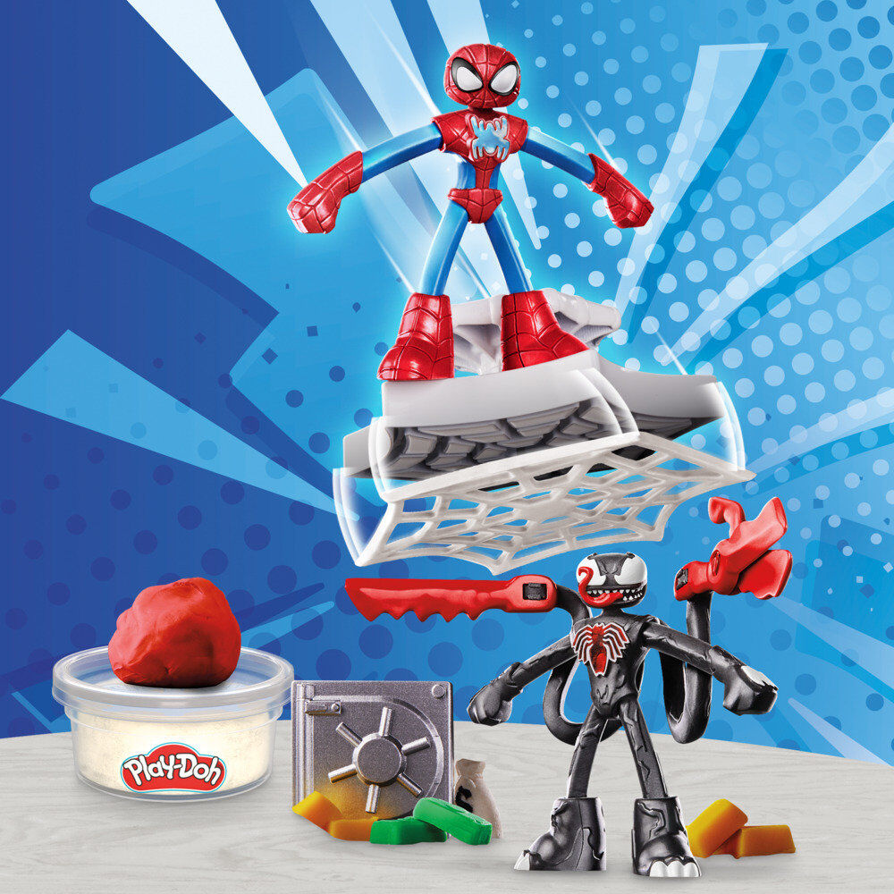 Imagen 14 - Lanza Y Atrapa Spiderman Marvel Play-doh