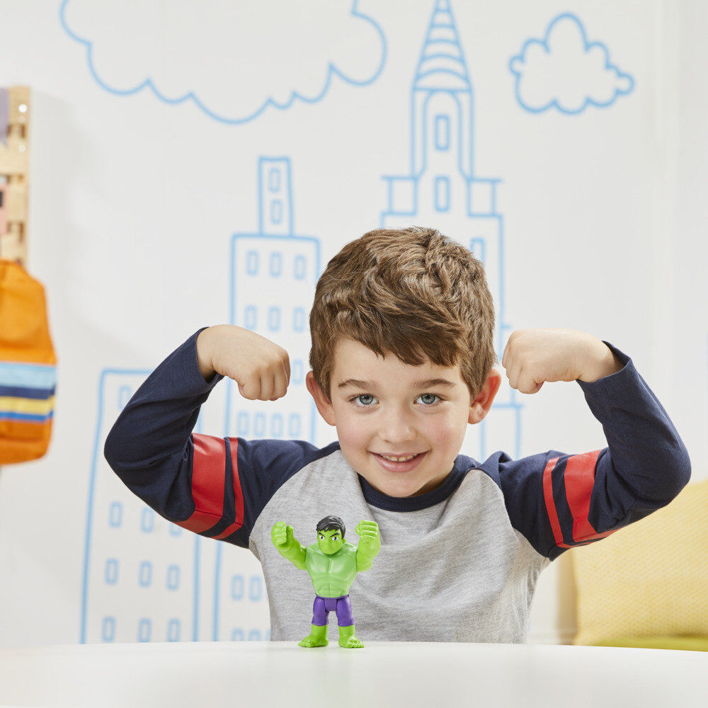 Imagen 3 - Figura Hulk Spidey And His Amazing Friends Marvel 10Cm