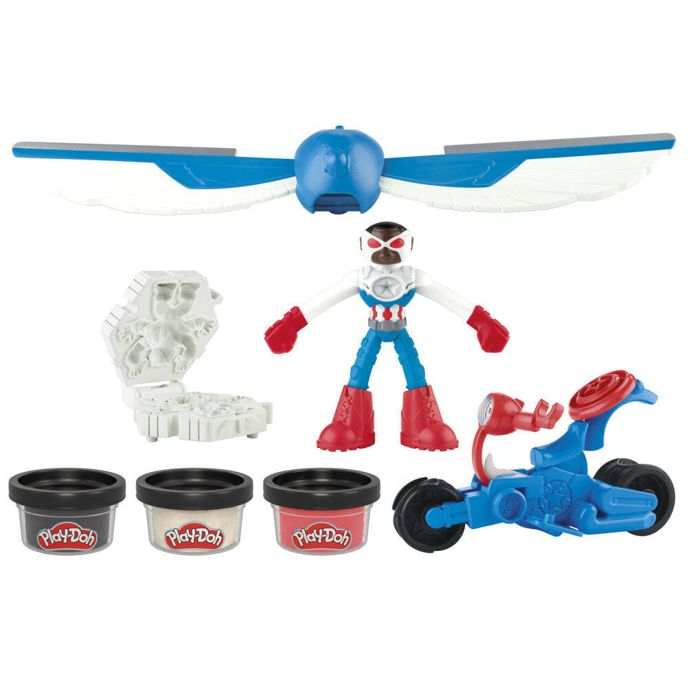 Imagen 2 - Moto Cortadora Del Capitan America Marvel Play-doh
