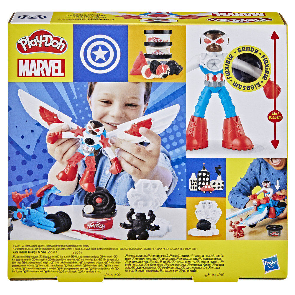 Imagen 10 - Moto Cortadora Del Capitan America Marvel Play-doh