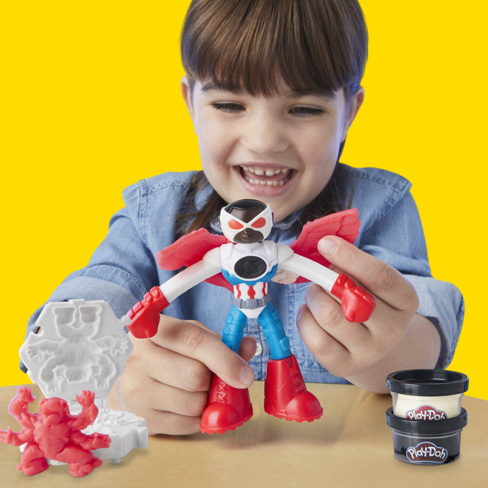 Imagen 17 - Moto Cortadora Del Capitan America Marvel Play-doh