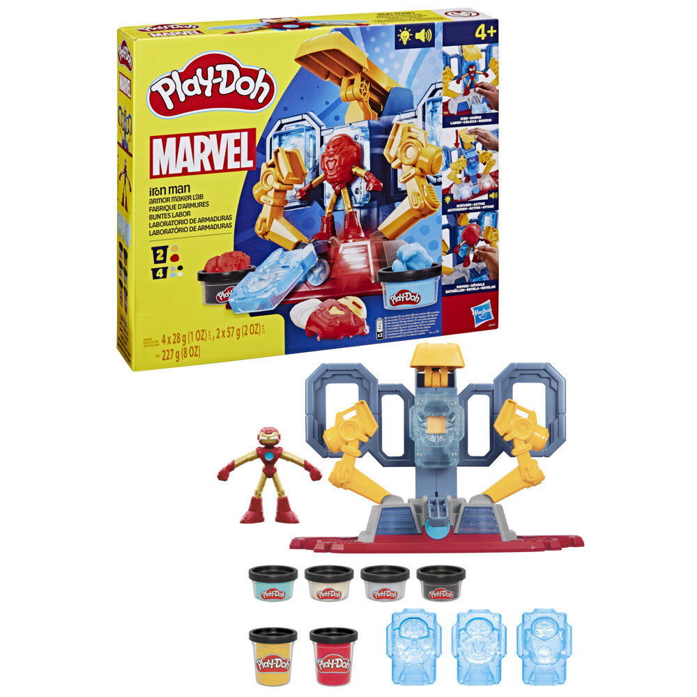 Imagen 2 - Laboratorio De Armaduras Iron Man Marvel Play-doh