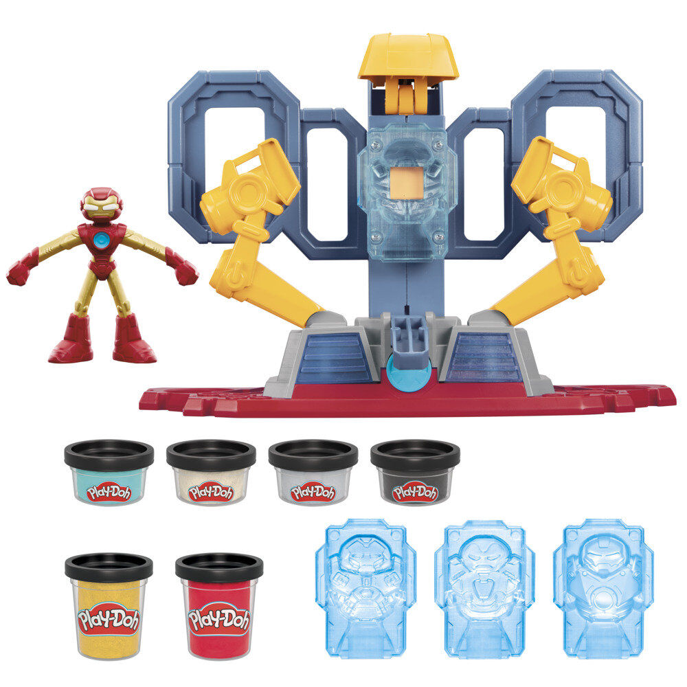 Imagen 3 - Laboratorio De Armaduras Iron Man Marvel Play-doh