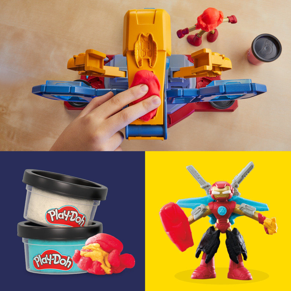 Imagen 17 - Laboratorio De Armaduras Iron Man Marvel Play-doh