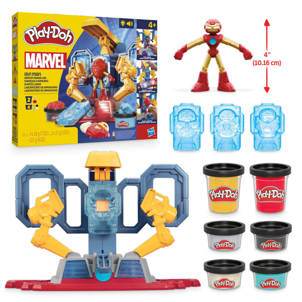 Imagen 1 - Laboratorio De Armaduras Iron Man Marvel Play-doh