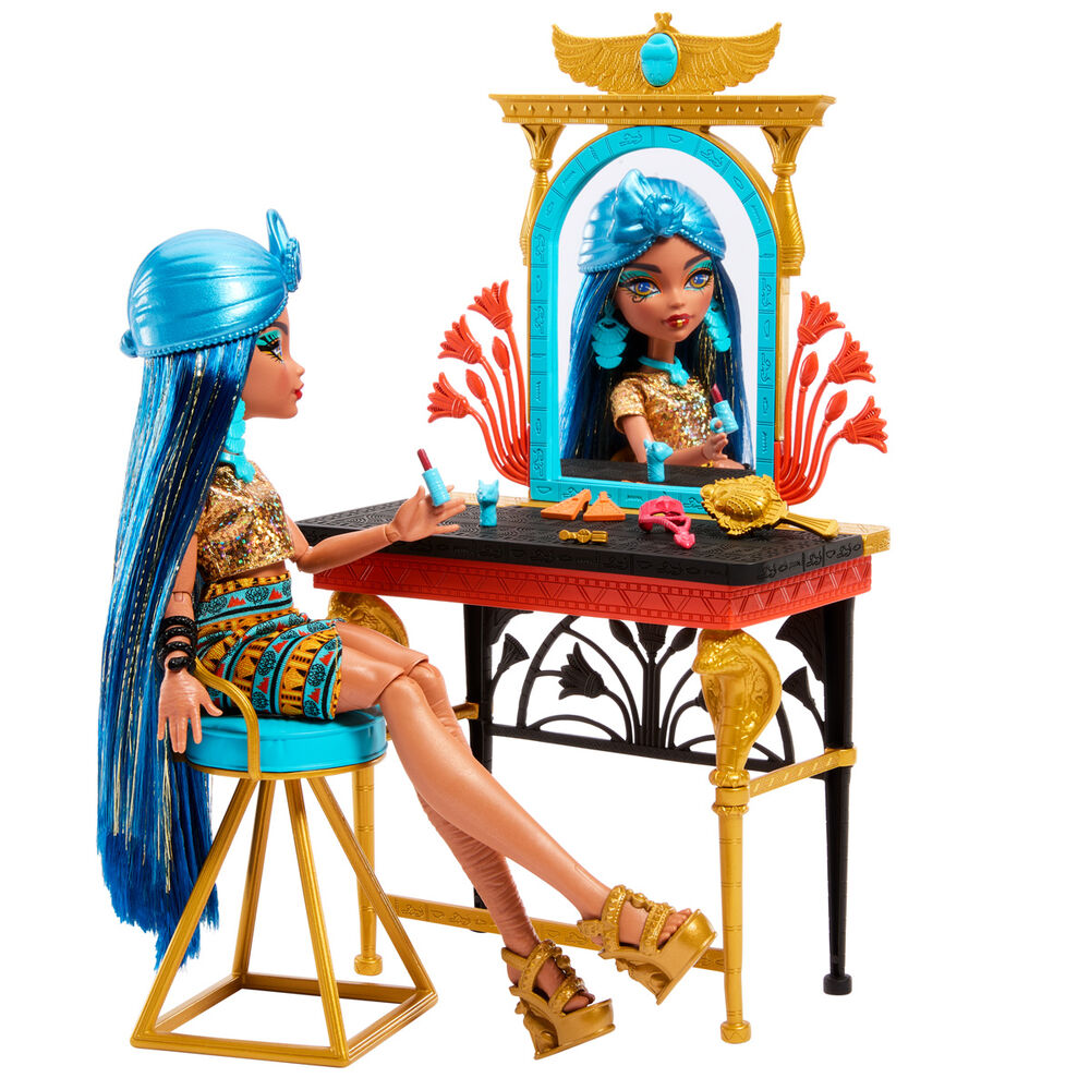 Imagen 3 - Muñeca Cleo De Nile Con Tocador Monster High