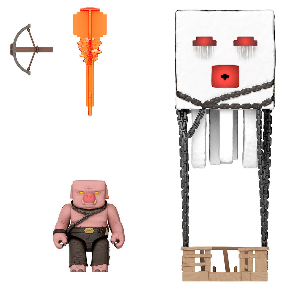 Imagen 4 - Figura Ghast Lanza El Ataque Fantasma Minecraft La Pelicula 25Cm