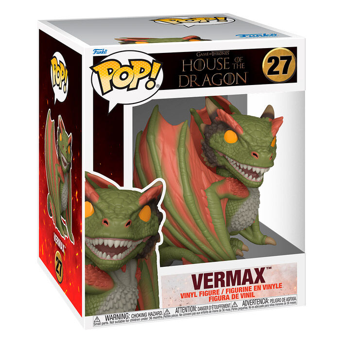 Imagen 2 - Figura Pop Super La Casa Del Dragon Vermax 13Cm