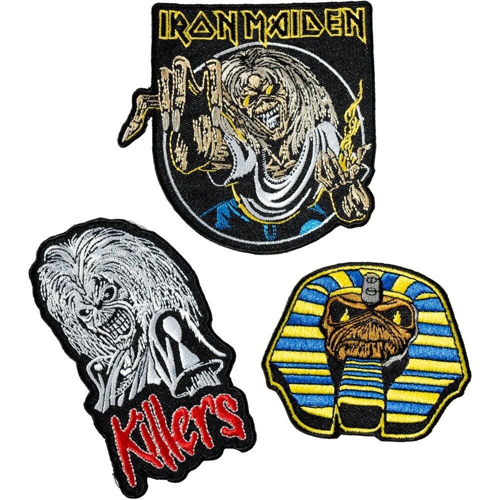Imagen 1 - Set 3 Parches Iron Maiden