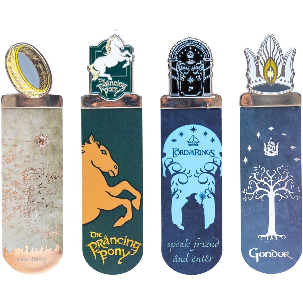 Imagen 1 - Set 4 Marcapaginas El Señor De Los Anillos