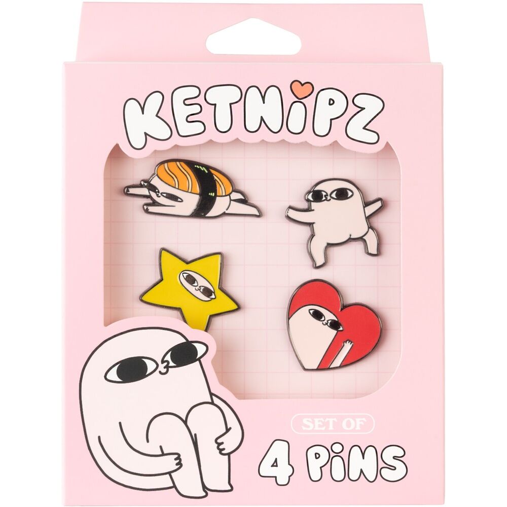 Imagen 2 - Set 4 Pins Ketnipz