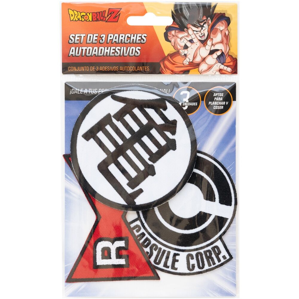 Imagen 2 - Set 3 Parches Dragon Ball Z