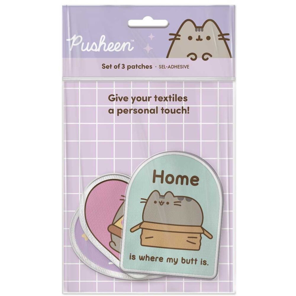 Imagen 2 - Set 3 Parches Pusheen