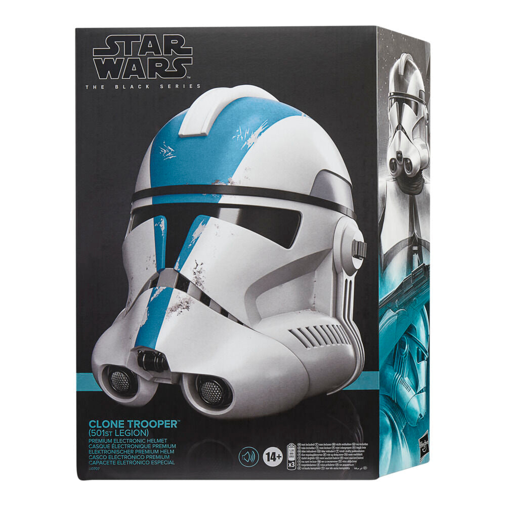 Imagen de Casco Electronico Clone Trooper Star Wars parte de nuestra colección en Espadas y más, sitio oficial.