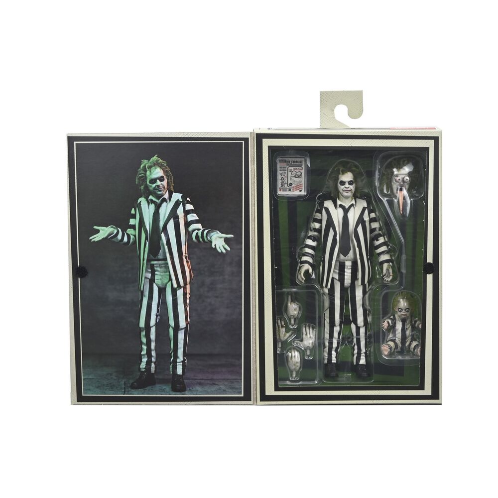 Imagen 1 - Figura Ultimate Beetlejuice Striped Suit Beetlejuice 18Cm