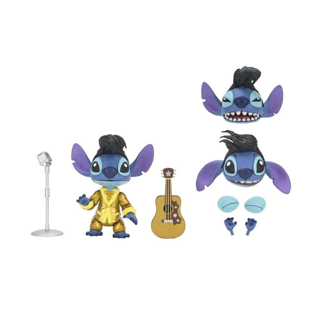 Imagen 1 - Figura Ultimate Gold Suit Elvis Stitch Lilo & Stitch Disney 5Cm