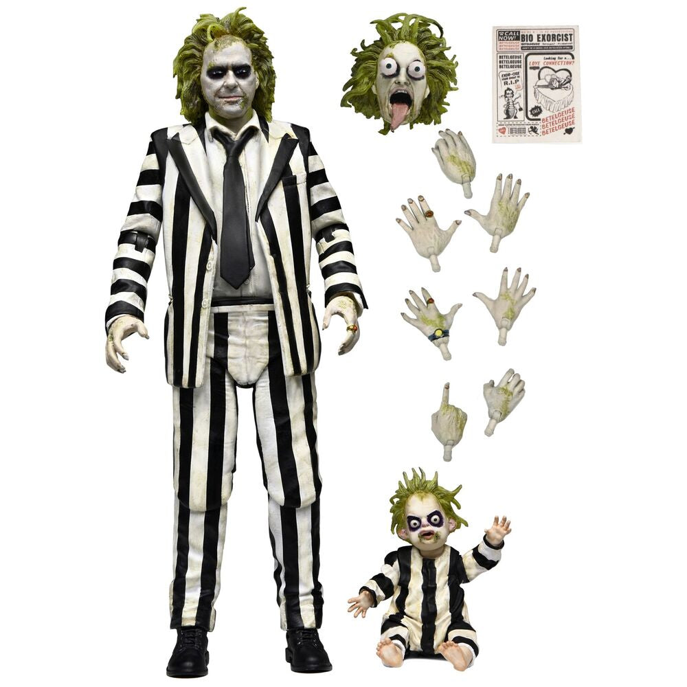 Imagen 2 - Figura Ultimate Beetlejuice Striped Suit Beetlejuice 18Cm