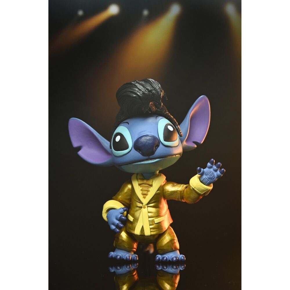 Imagen 2 - Figura Ultimate Gold Suit Elvis Stitch Lilo & Stitch Disney 5Cm