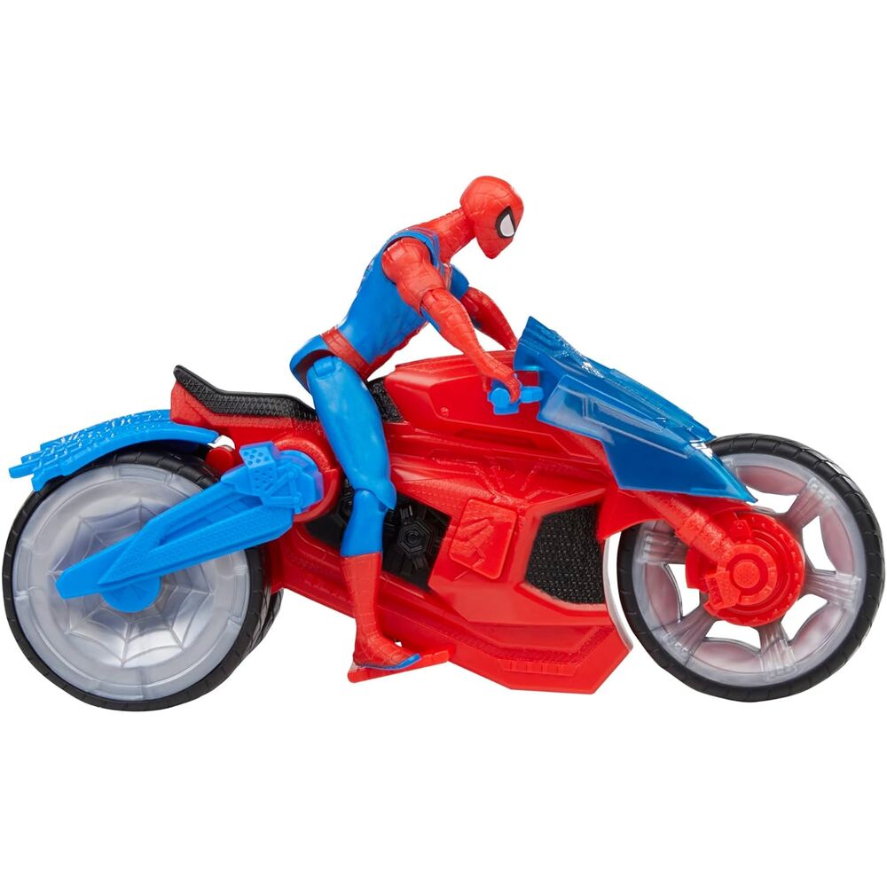 Imagen 4 - Moto Aracnida + Figura Spiderman Epic World Of Action Spider-man Marvel
