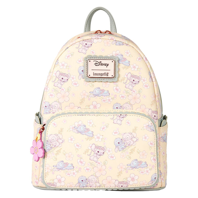 Imagen de Mochila Cherry Blossom Stitch Disney Loungefly 26Cm parte de nuestra colección en Espadas y más, sitio oficial.
